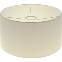 pantalla cipriota redondo tela pvc802 con encaje e27 al17xd30cm beije