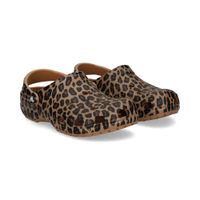 crocs zuecos mujer - marron talla 8