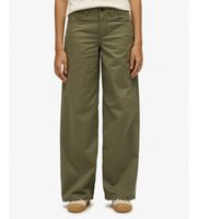 superdry para mujer w7011313a pantalon chino baggy verde 2830 casual algodon