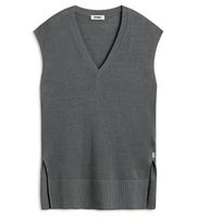 ecoalf para mujer mcwgaknsabal0636s25-317 jersey sabal gris s casual lino sin mangas  tirantes sostenible