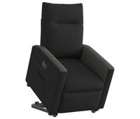 sillon electrico reclinable elevable - sillon relax de tela negro