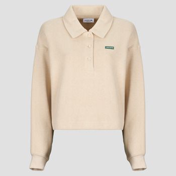 Lacoste Jersey Sweatshirt polo en interlock côtelé avec étiquette para mujer