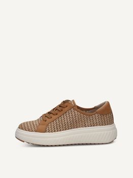 CAPRICE Sneaker, brown, made of Leather and synthetic, Size 37