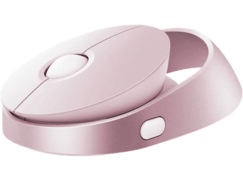 Ratón inalámbrico - Rapoo Ralemo Air 1, Silecioso, Hasta 10 m, Bluetooth 5.0, 3.0, Plug & Play, 1600 ppp, Rosa