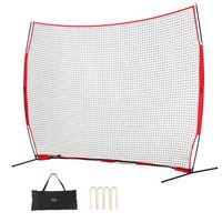 vevor red de barrera deportiva 12x9 ft 3930x1400x2750 mm - red de respaldo portatil para entrenamiento