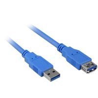 cable alargador usb 30 sharkoon 3 m azul machohembra 5 gbits