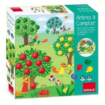 Juego de tablero educativo Goula Árboles para Contar 3+ años 2-4 jugadores