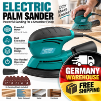 lijadora electrica compacta para trabajos de precision herramienta portatil con mango ergonomico y puerto de extraccion de polvo con discos de lijado para trabajos de carpinteria y manualidades