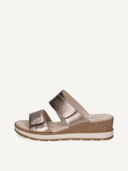 CAPRICE Mule, brown, made of Leather without heel, Size 41