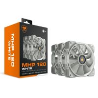 cougar mhp 120 triple pack ventilador suplementario 120mm blanco