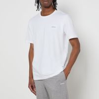 boss bodywear mixmatch stretch-cotton jersey lounge t-shirt - s