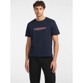 Guess Camiseta M4YI42 K8FQ4 AMERICAN TRADE TEE-A71W DARING OCEAN para hombre