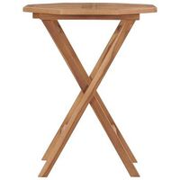 mesa plegable de jardin  mesa de exterior madera maciza de teca 60x60x75 cm