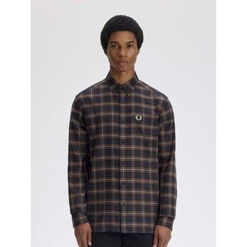 Fred Perry Camisa manga larga Fp Brushed Twill Tartan Shirt para hombre