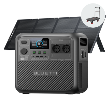 Bluetti Generador Solar Elite 200 V2, Panel 200w Incluido, Estación Portátil 2073,6wh Para Camping, Apagones Y Respaldo