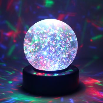 3" Light Up Glitter Ball