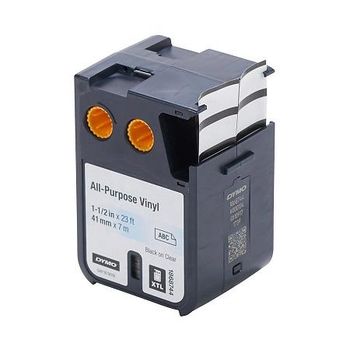 Dymo 1868770 Original Label Tape (54mm x 7m) Black On Orange