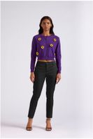 pantalon chino de algodon black
