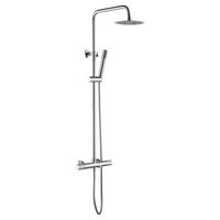 set grifo para banera cromado en acero y laton con ducha extensible y anticalcarea