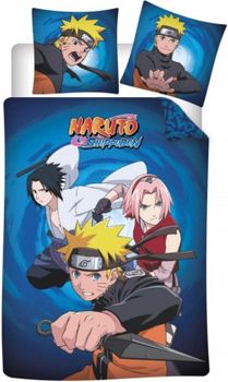 AYMAX Funda Nordica Algodón 140X200Cm para Cama De 90Cm De Naruto