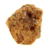 grenat grenado grosular de francia costabonne massif pyrenees-orientales-rare y poderosa piedra natural  1715 ct - certificado de autenticidad