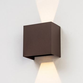 Aplique de exterior led davos xl 4000k (2x10w)
