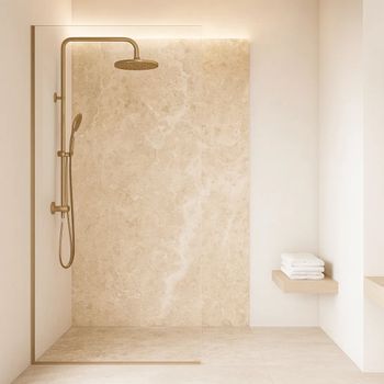 Revestimiento Pared Bladel 12 Paneles Pvc 120x60cm - Beige Stone [neu.haus]