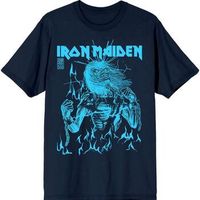 iron maiden camiseta manga larga 50 life after death flames para mujer