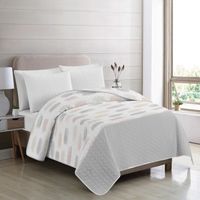 vivid torral by rutes  - colcha bouti verano brown reversible no incluye fundas de cojines poliester fresquita transpirable diseno primavera verano