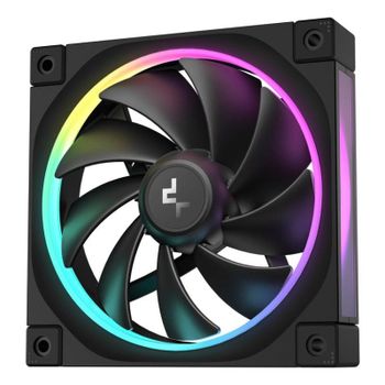 Refrigeración Aire DeepCool 120mm FL12 RGB PWM Negro 2150 RPM FDB