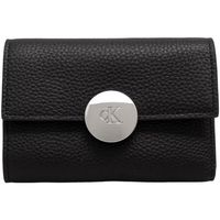 calvin klein jeans cartera round hw pebble trifold lv04f1225g para mujer