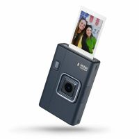 camara instantanea fujifilm instax mini liplay flash lcd 23 mm navy