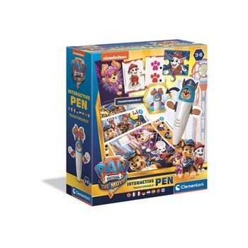 Clementoni - Paw Patrol-transforming Pen-bolígrafo Interactivo Quiz Educativo 3 Años Electrónico-juego De Lógica Niños-made In Italy, Multicolor, 16354