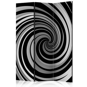 Biombo - Black And White Swirl (135x172 Cm)