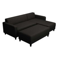 sofa moderno bob sawana en color gris oscuro antracita 138x65x197 cm