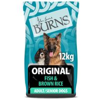 burns adult  senior original - fish  brown rice - 12kg