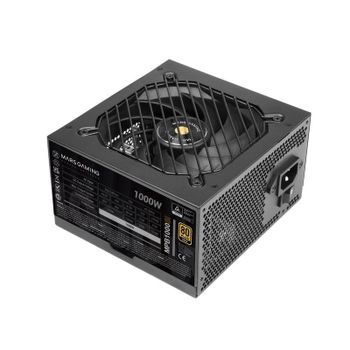 Mars Gaming Mpb1000si Fuente Alimentación Pc Atx 1000w 7 Años De Garantía 80plus Gold 90% Negro