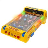 pac-man - pinball de juguete con marcador electronico luz y sonido
