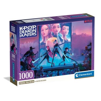 Puzzle 1000 Clementoni K-Pop Demon Hunters (37121)