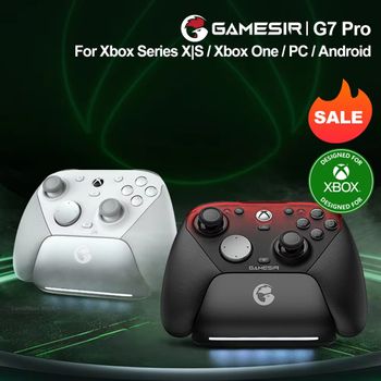 GameSir G7 Pro Mando Control de Juego con Licencia Oficial de Xbox, Control Alámbrico para Xbox, Gamepad Inalámbrico para PC, Android y Móviles