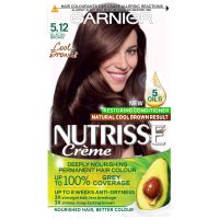 garnier nutrisse permanent hair dye various shades - 512 glacial brown