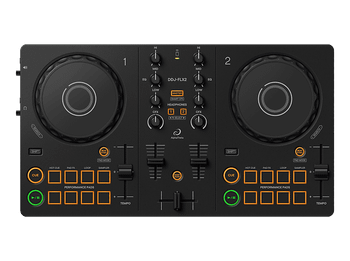 Controladora DJ - AlphaTheta DDJ-FLX2, 20 Hz kHz (USB), Smart CFX , Compatible con Smartphone/Tablet/PC/Mac, Negro