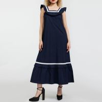 batsheva yeva cotton midi dress - us 6uk 10