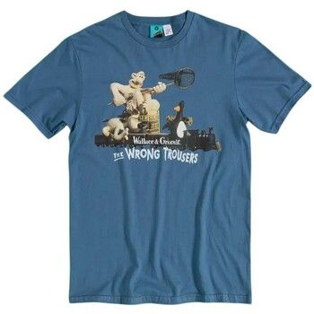 Dessins Animés Camiseta The Wrong Trousers Train Scene para mujer