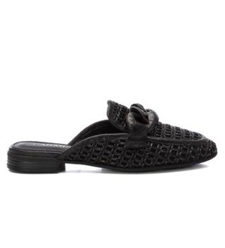 Carmela para mujer. 16231105-NEGRO Zuecos 162311 negro (37), Plano, Ninguno, Casual