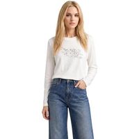 liu jo camiseta manga larga t-shirt tf6286 js003 para mujer