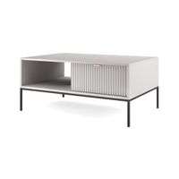 mesa de centro gris 104 x 68 x 48 cm