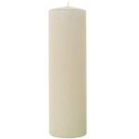 set 3 velas marfil