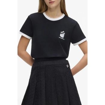 Karl Lagerfeld Tops y Camisetas B3w17092 Ikon Choupette Tshirt para mujer