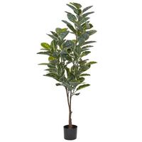 planta artificial en maceta para interior decoracion de plastico maceta negra 160 cm ficus elastica